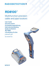 SPX Radiodetection RD8100 Guide D'utilisation