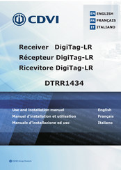 CDVI DigiTag-LR Série Manuel D'installation Et Utilisation