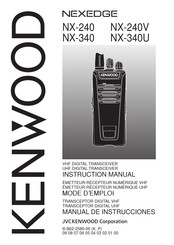Kenwood NX-240 Mode D'emploi