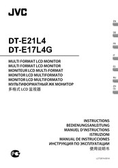 JVC DT-E17L4G Manuel D'instructions