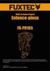 FUXTEC FX-PR165 Mode D'emploi