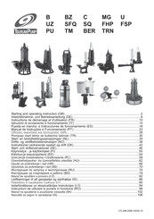 Tsurumi Pump BZ Série Guide De Démarrage