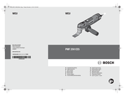 Bosch PMF 250 CES Notice Originale