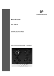 CONTINENTAL EDISON CECP 646FSA Manuel D'utilisation