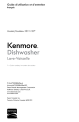 Kenmore Sears 587.1233 Guide D'utilisation