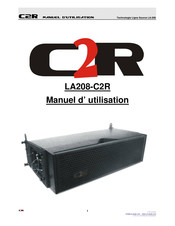 C2R LA208-C2R Manuel D'utilisation