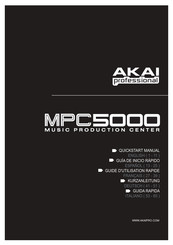 Akai Professional MPC 5000 Guide D'utilisation Rapide