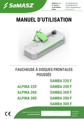 SaMASZ SAMBA 220 F Manuel D'utilisation