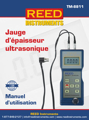 REED INSTRUMENTS TM-8811 Manuel D'utilisation