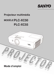 Sanyo PLC-XC55 Mode D'emploi