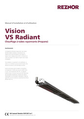 Rexnord Vision VS35LHE13-5 Manuel D'installation Et D'utilisation