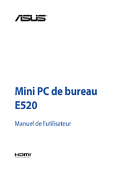 Asus E520 Manuel De L'utilisateur