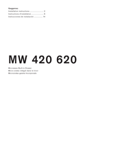 Gaggenau MW 420 620 Instructions D'installation