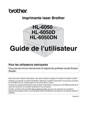 Brother HL-6050DN Guide De L'utilisateur