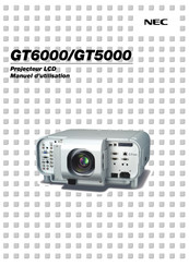 NEC GT5000 Manuel D'utilisation