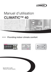 Lennox CLIMATIC 40 Manuel D'utilisation