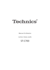 Technics ST-C700 Manuel D'utilisation