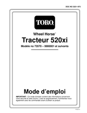 Toro 520xi Mode D'emploi