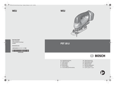 Bosch WEU PST 18 LI Notice Originale