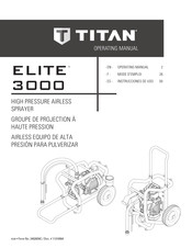 Titan Tool Elite 3000 Mode D'emploi