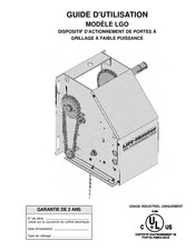 LiftMaster LGO Guide D'utilisation