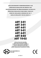 Dru Verwarming ART 5-01 Instructions D'installation