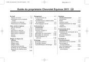 Chevrolet Equinox 2011 Guide Du Propriétaire