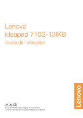 Lenovo ideapad 710S-13IKB Guide De L'utilisateur