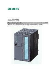 Siemens SIWAREX FTC Manuel De L'utilisateur