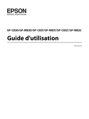 Epson GP-C832 Guide D'utilisation