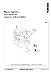 ProMinent EXtronic EXBb Manuel D'utilisation