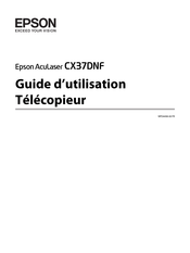 Epson AcuLaser CX37DNF Guide D'utilisation
