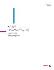Xerox DocuMate 4830 Guide De L'utilisateur