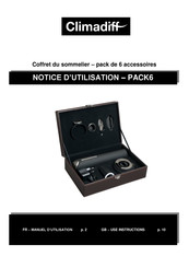 Climadiff PACK6 Notice D'utilisation