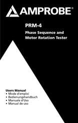 Amprobe PRM-4 Mode D'emploi