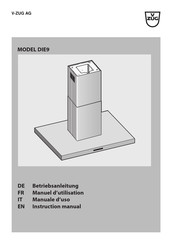 V-ZUG DIE9 Manuel D'utilisation