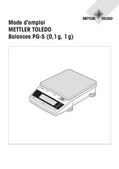 Mettler Toledo PG-S Mode D'emploi