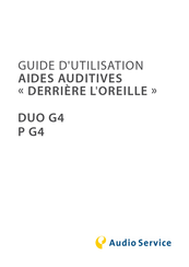 Audio Service DUO G4 Guide D'utilisation
