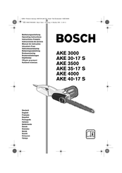 Bosch AKE 3000 Instructions D'emploi
