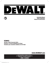 DeWalt DCN693 T1 Guide D'utilisation