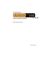 TerraTec Aureon 5.1 USB MK II Guide Rapide