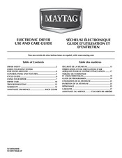 Maytag W10096989B Guide D'utilisation Et D'entretien
