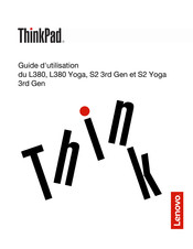 ThinkPad S2 Yoga 3rd Gen Guide D'utilisation