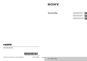 Sony HT-CT380 Manuel D'instructions