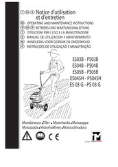 Forges des Margerides ES04B Notice D'utilisation Et D'entretien