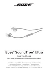 Bose SoundTrue Ultra Notice D'utilisation