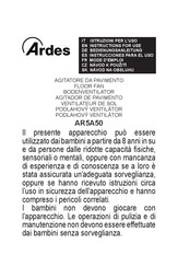 ARDES AR5A50 Mode D'emploi