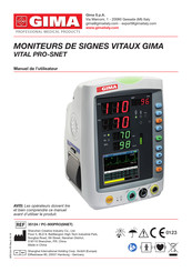 Gima VITAL PRO-SNET PC-900PRO Manuel De L'utilisateur