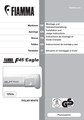 Fiamma F45 Eagle Instructions De Montage Et Mode D'emploi