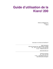 QuickLabel Kiaro! 200 Guide D'utilisation